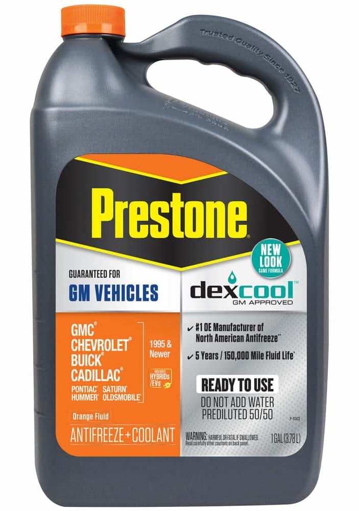 Prestone Dex-Cool Antifreeze+Coolant (1 Gal - Ready To Use)