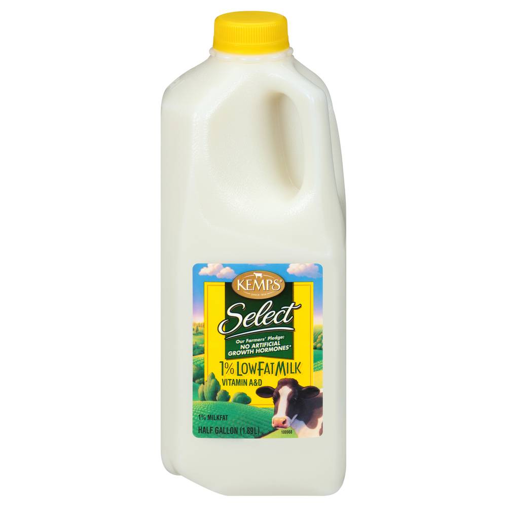 Kemps Select 1% Lowfat Milk Rbst Free (0.5 gal)