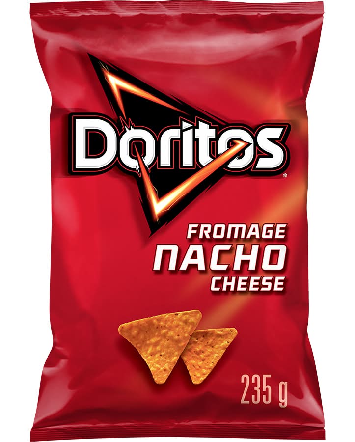 Doritos Tortilla Chips, Nacho Cheese (235 g)