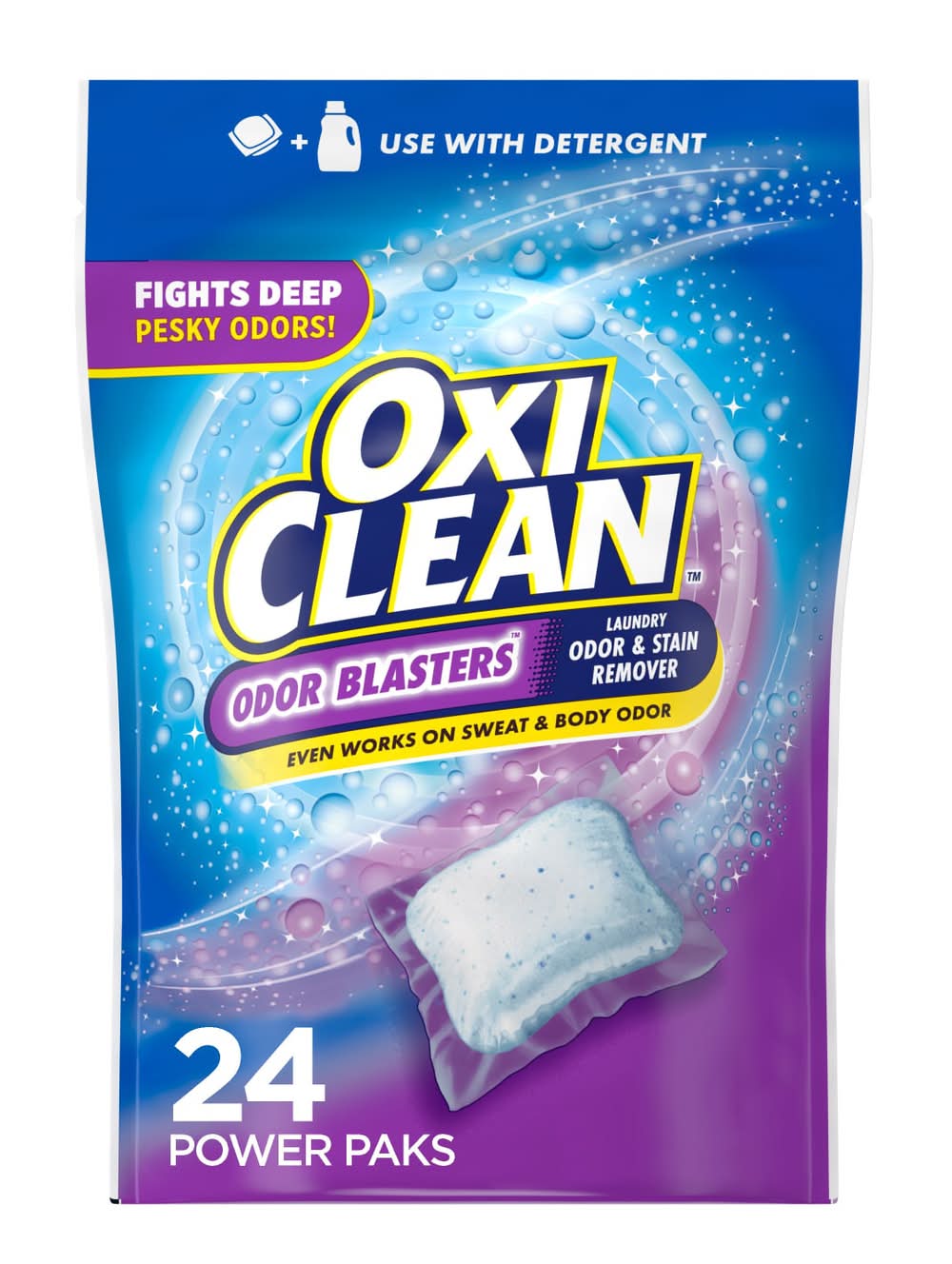 OxiClean Odor Blasters Odor and Stain Remover Power Paks (21.16 oz, 24 ct)