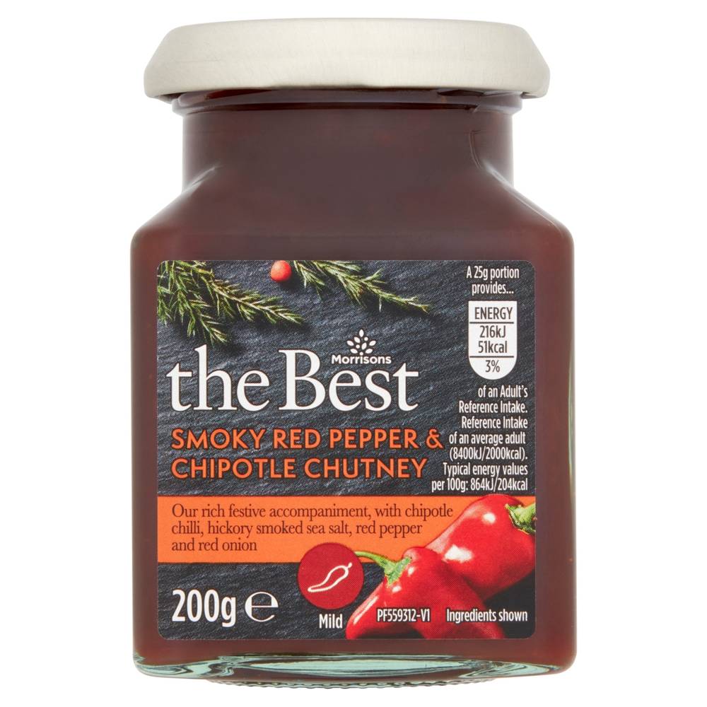 Morrisons The Best Smoky Red Pepper & Chipotle Chutney (200g)