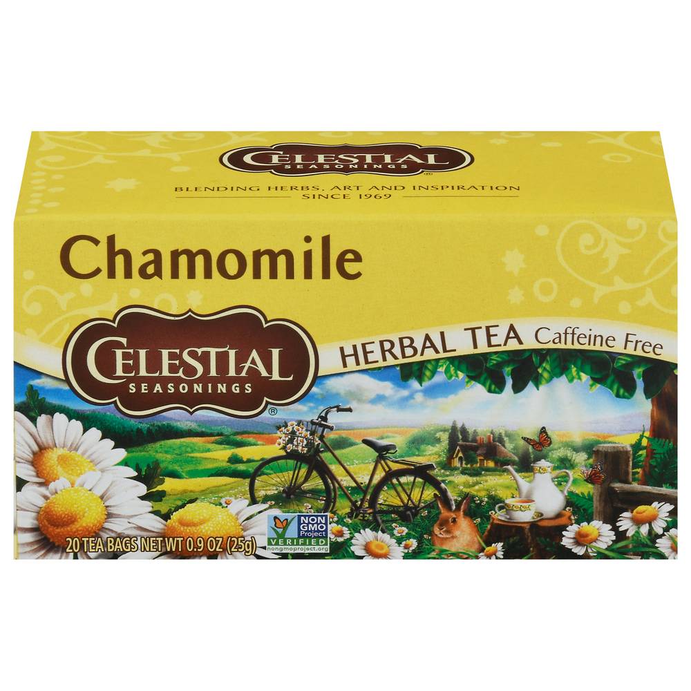 Celestial Seasonings Chamomile Herbal Tea Bags (0.9 oz, 20 ct)