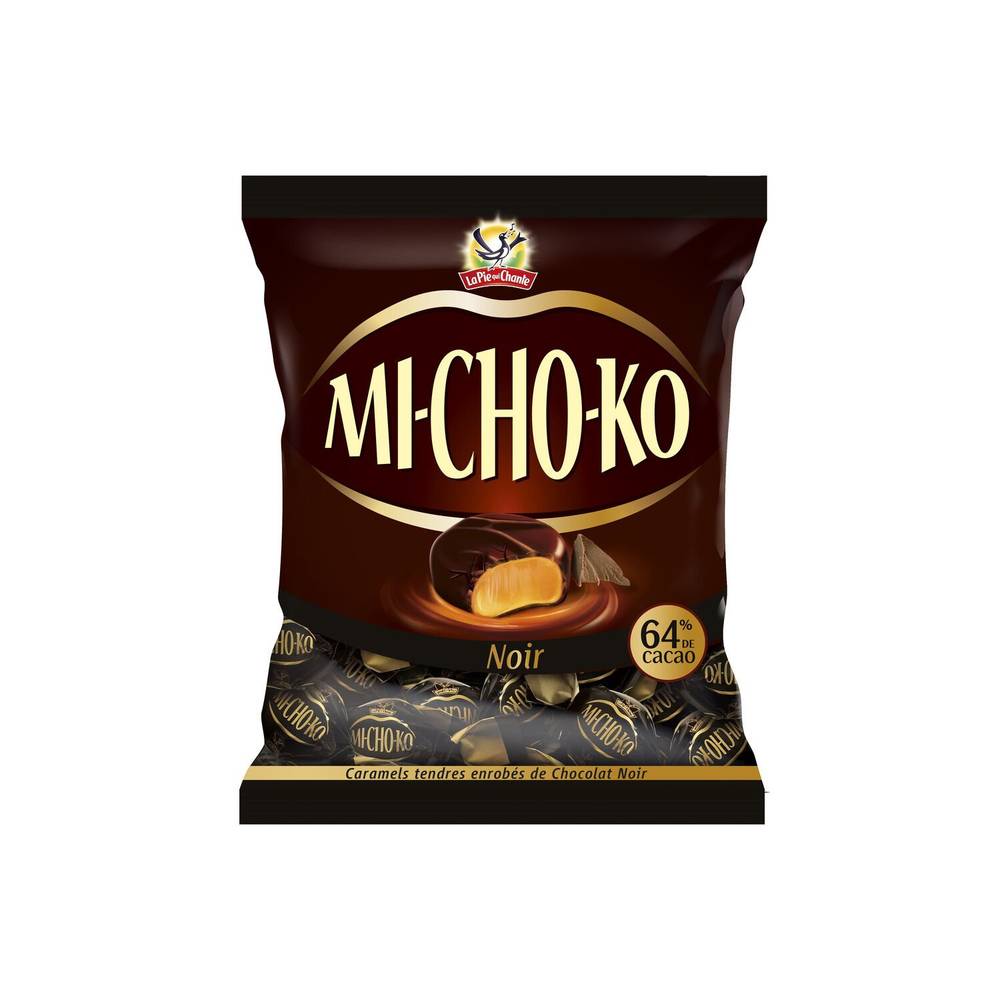 Bonbons caramel chocolat noir MICHOKO - le sachet de 280 g