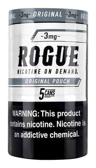 Rogue Original 3 mg Nicotine on Demand Pouches Delivery Near Me | Order Online