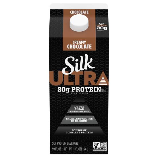 Silk Ultra Creamy Chocolate Soy Protein Beverage (59 fl oz)