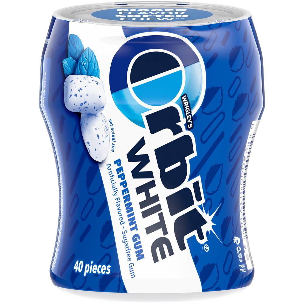 Orbit White Sugarfree Gum, Peppermint (40 ct)