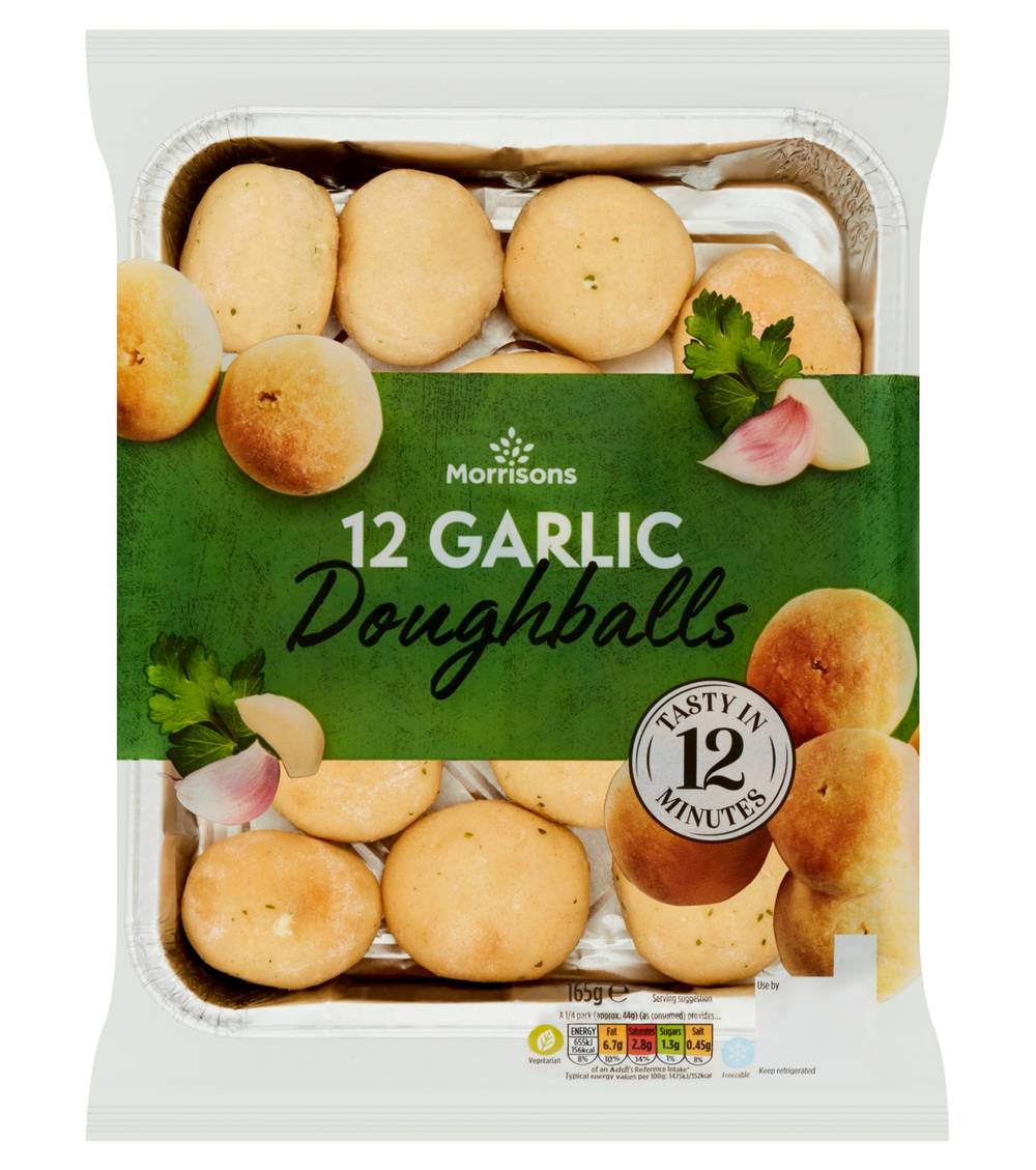 Morrisons Garlic Doughballs 165G