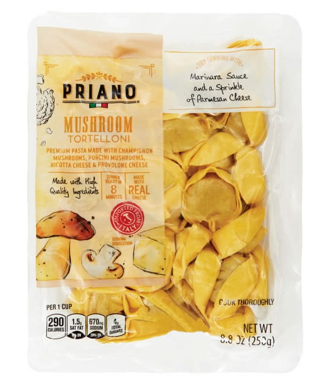 Priano Tortelloni Pasta, Mushroom (8.8 oz)
