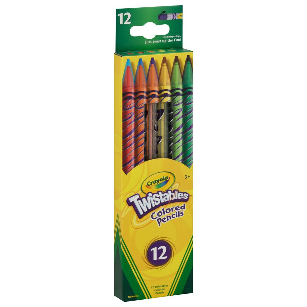 Crayola Twist Color Pencils (12 pencils)