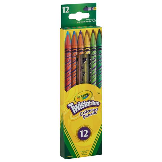 Crayola Twist Color Pencils (12 pencils)