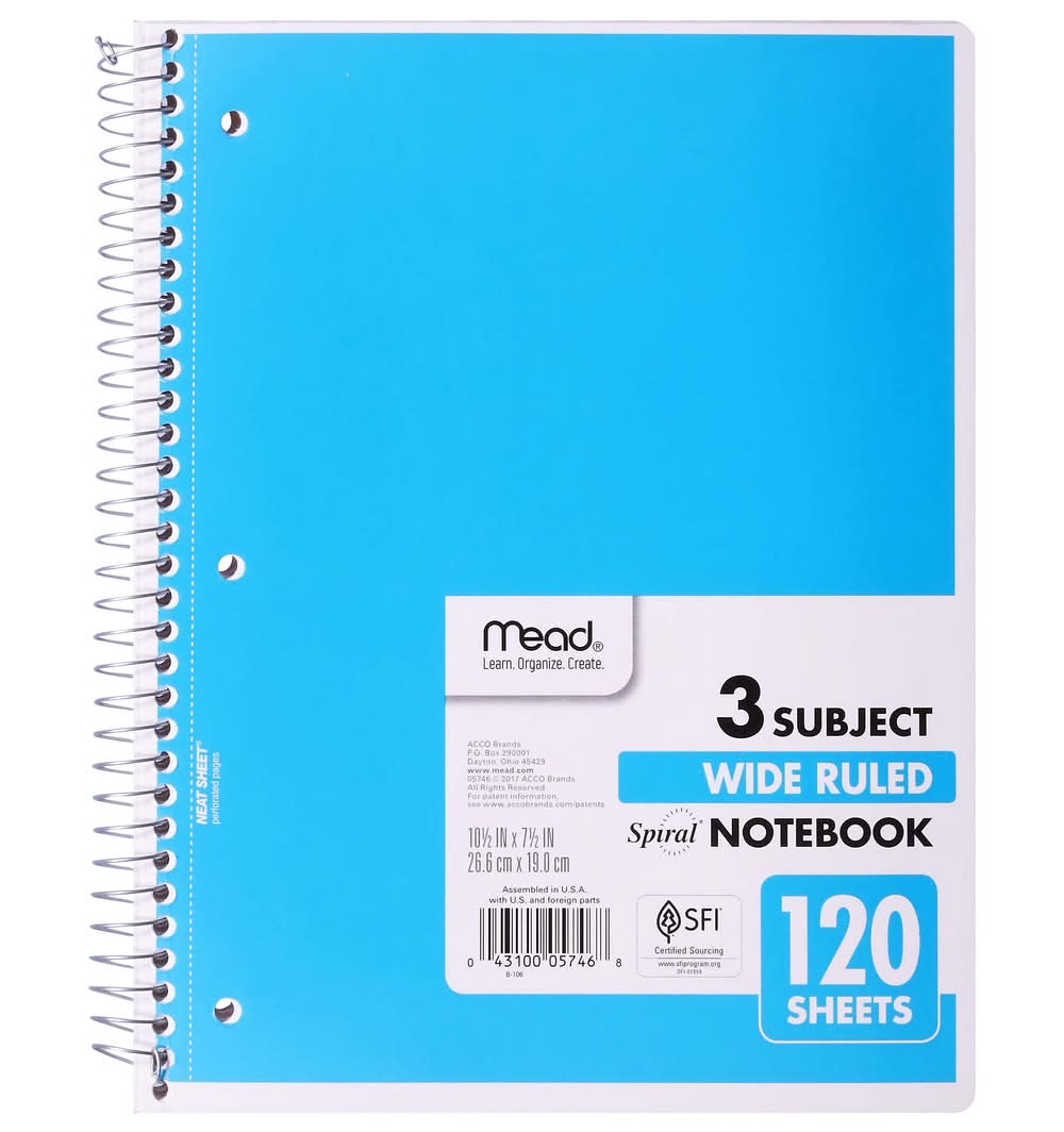 Mead Notebook