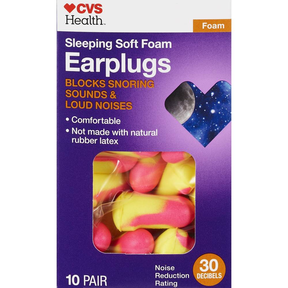 Cvs Health Sleeping Soft Foam Earplugs