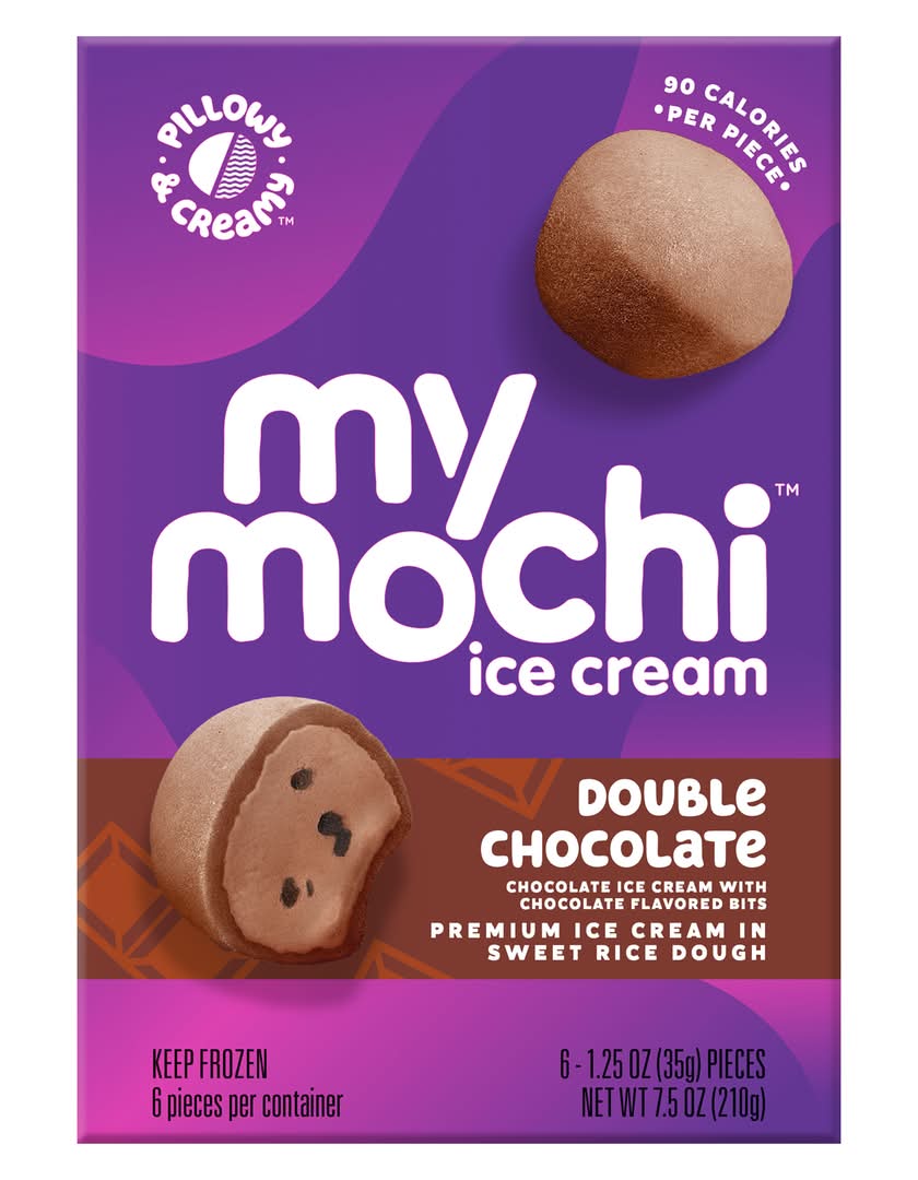 My/Mochi Ice Cream, Double Chocolate (7.5 oz, 6 ct)