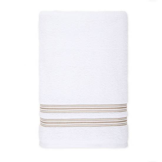 Nestwell™ Hygro Fashion Stripe Bath Sheet in Feather Tan