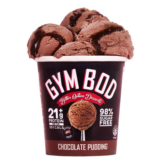 Gym Bod Chocolate Pudding Ice Cream 475ml