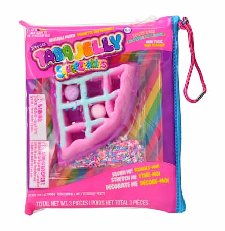 Taba Jelly™ Squeezeables Scented Jelly Squish Toy Purple Waffle