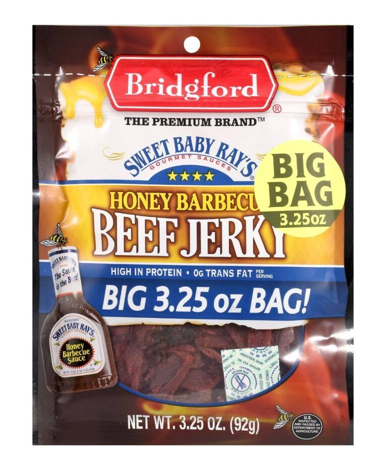 Bridgford Sweet Baby Ray's Honey Barbecue Beef Jerky (3.25 oz)