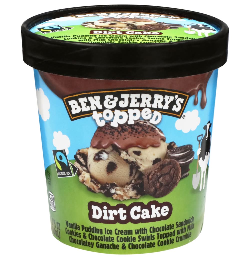 Ben & Jerry's Ice Cream, Dirt Cake Topped (15.2 fl oz)