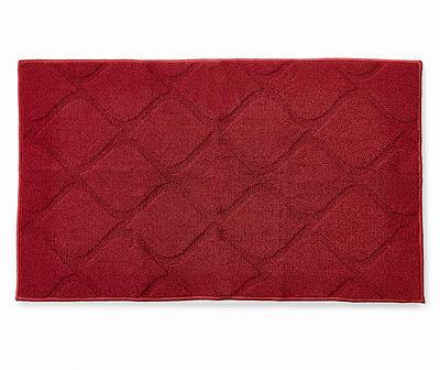 Broyhill Quatrefoil Accent Rug, Red