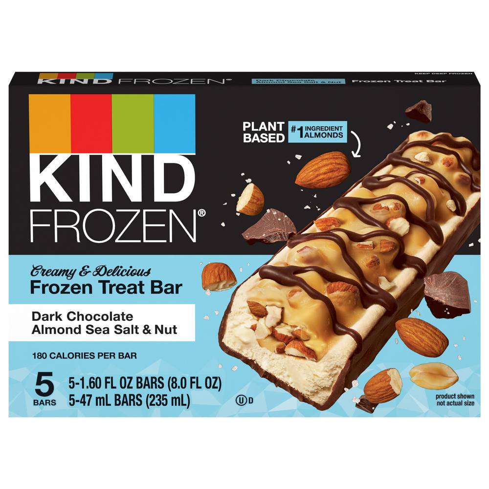 Kind Dark Chocolate Almond Sea Salt Granola Bars (5 x 1.6 fl oz)