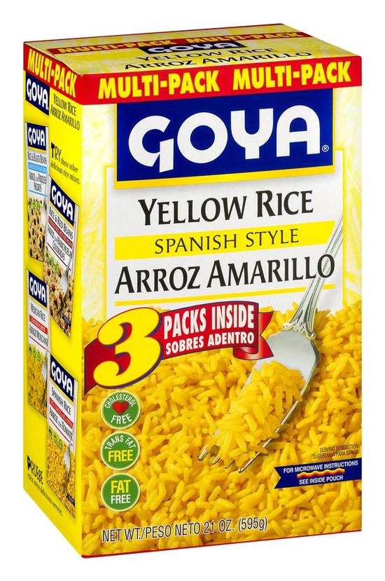 Goya Multi-Pack Spanish Style Yellow Rice (24 oz)