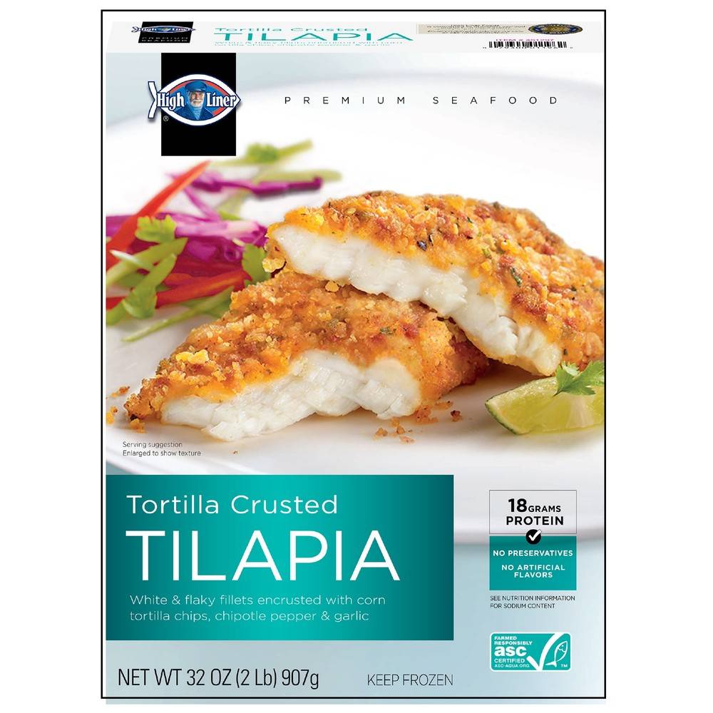 High Liner Tortilla Crusted Tilapia Fish Premium Sea Food (32 oz)