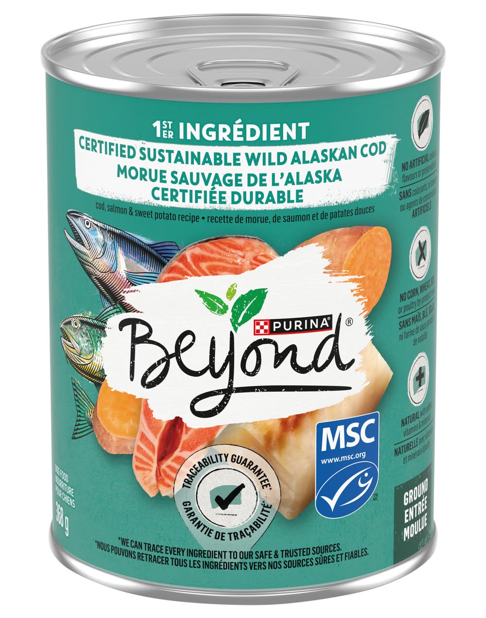 Purina Beyond Ocean Whitefish Salmon & Sweet Potato Dog Food (368 g)