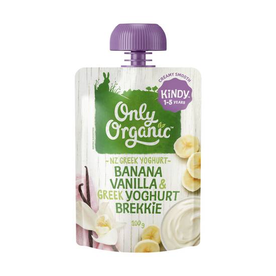 Only Organic Banana Vanilla & Greek Yoghurt Brekkie 100g