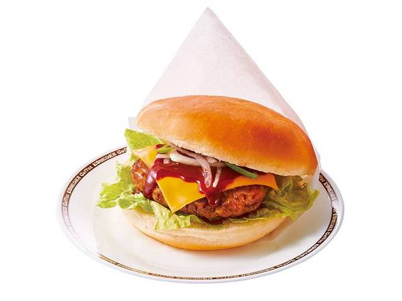 自慢のドミグラスバーガー Famed demi-glace burger