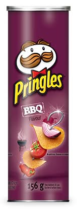 Pringles Potato Chips, Bbq (156 g)
