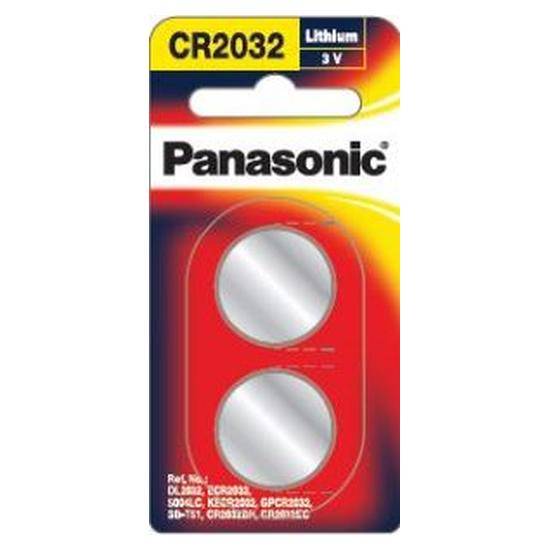 Panasonic鋰鈕扣電池CR2032 2入