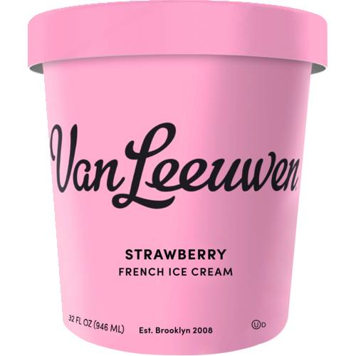 Van Leeuwen Strawberry French Ice Cream