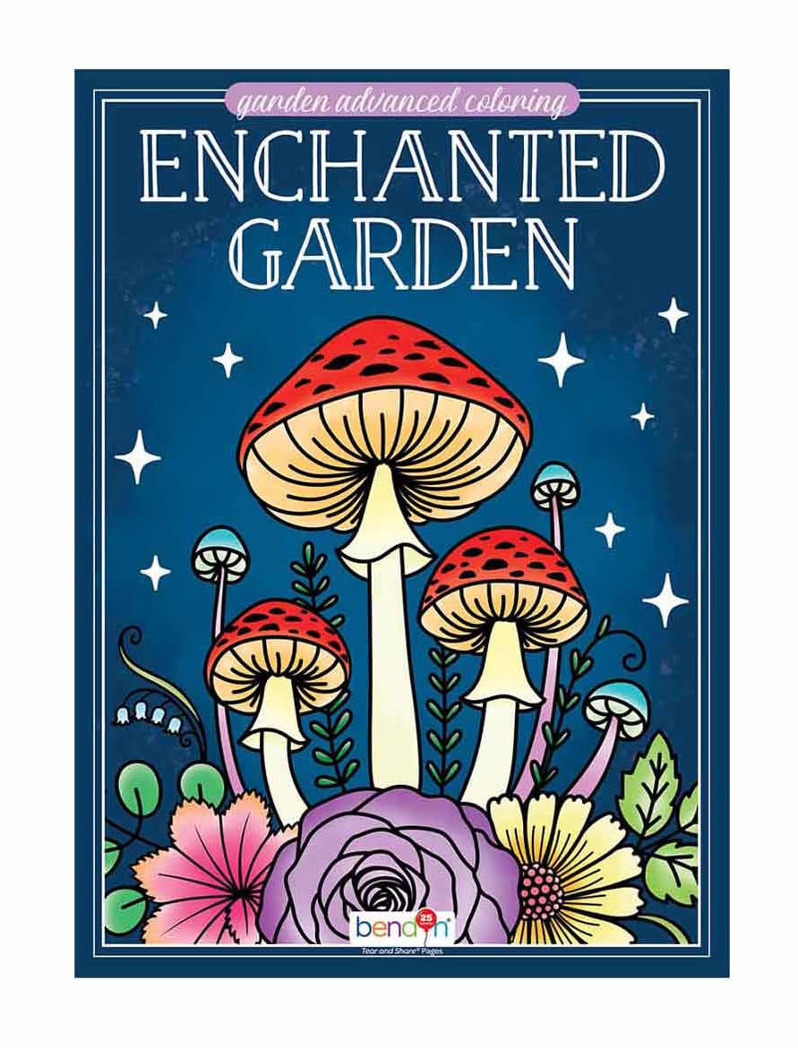 Bendon Fantasy Advanced Coloring Book Assorted