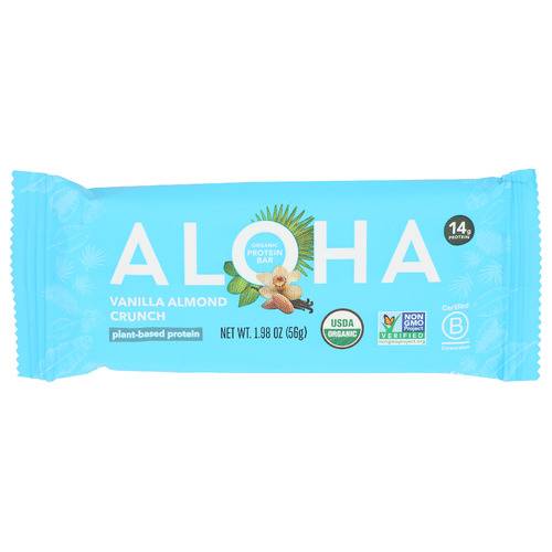 Aloha Organic Vanilla Almond Crunch Plant-Based Protein Bar