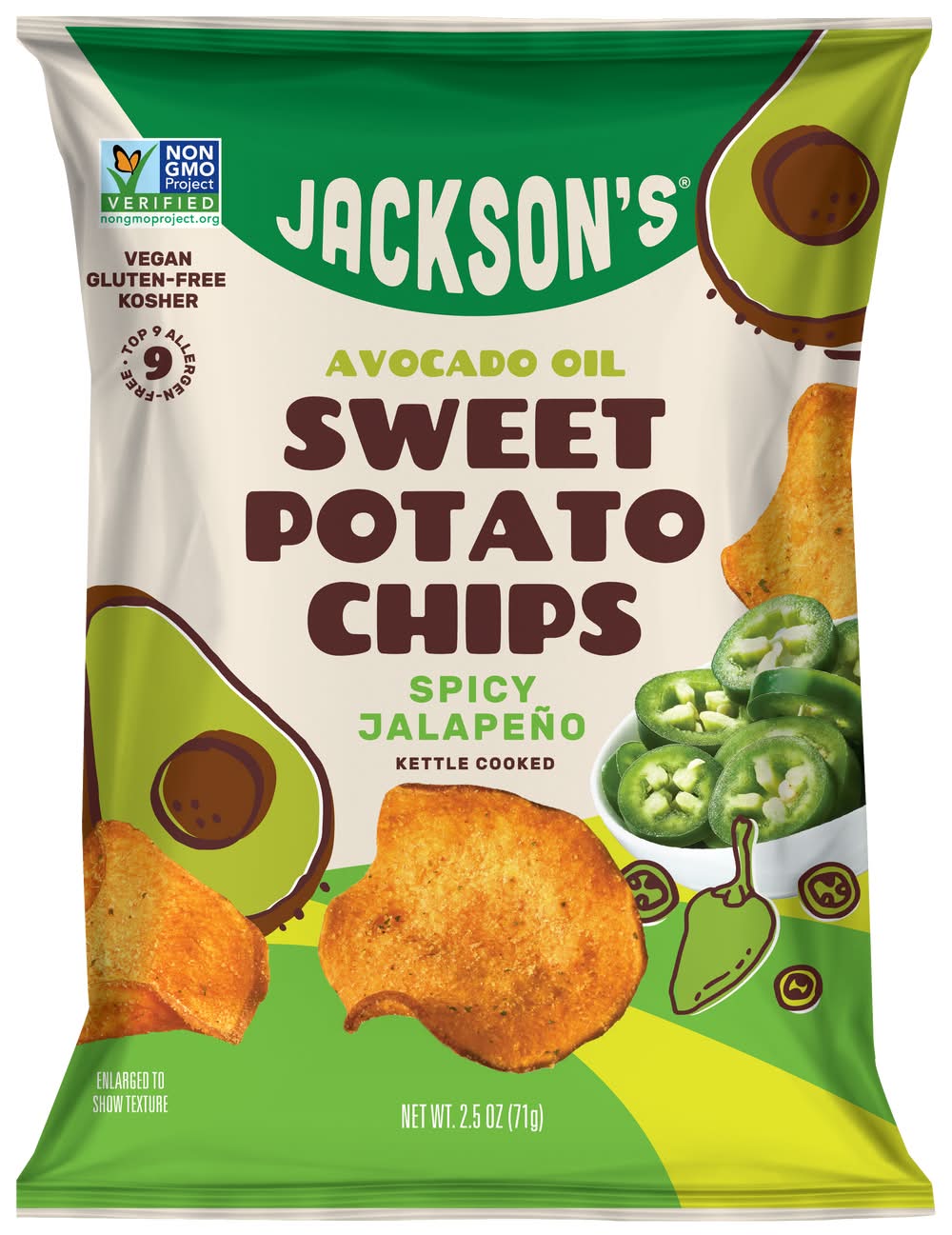 Jackson's Jalapeno Sweet Potato Kettle Chips (2.5 oz)