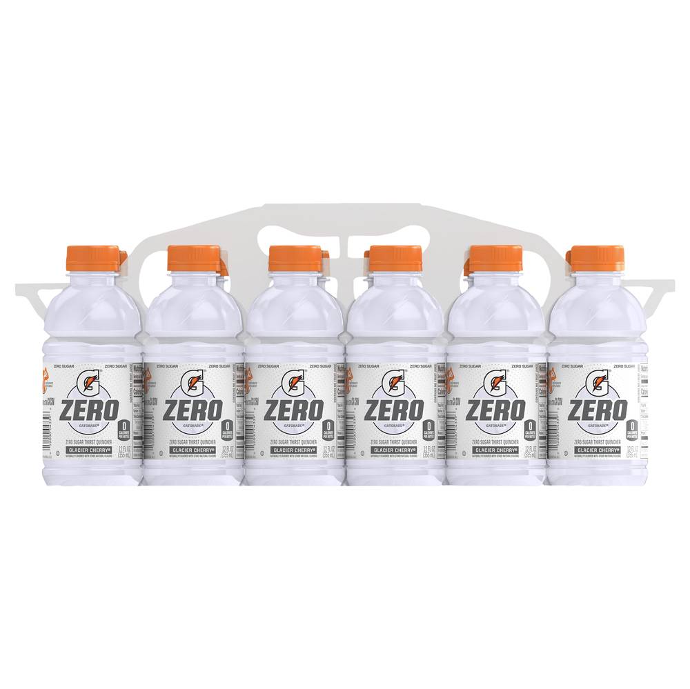 Gatorade Zero Sugar Thirst Quencher Sports Drink (12 ct, 12 fl oz) (glacier cherry)