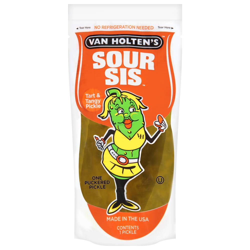 Van Holten's Sour Sis Kosher Puckered Dill Pickle (1 pickle)
