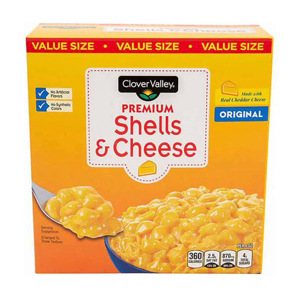 Clover Valley Premium Shells & Cheese (4 oz)