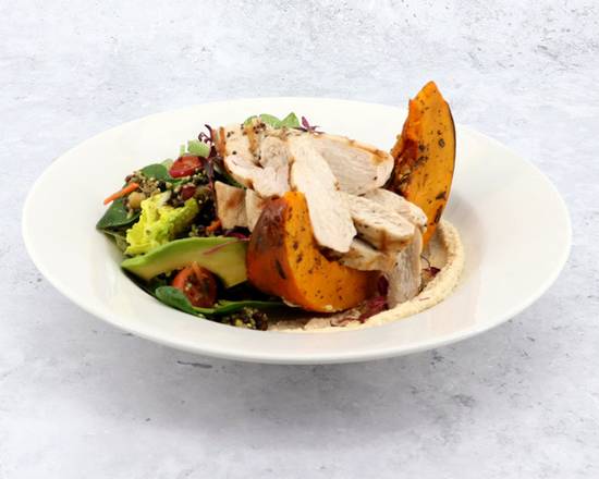 CHARGRILLED CHICKEN & CROWN PRINCE SQUASH SALAD