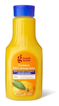 Good & Gather Pulp Free 100% Juice With Calcium & Vitamin D, Orange (52 fl oz)