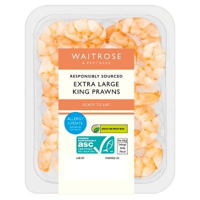 Waitrose & Partners ASC Extra Large King Prawns