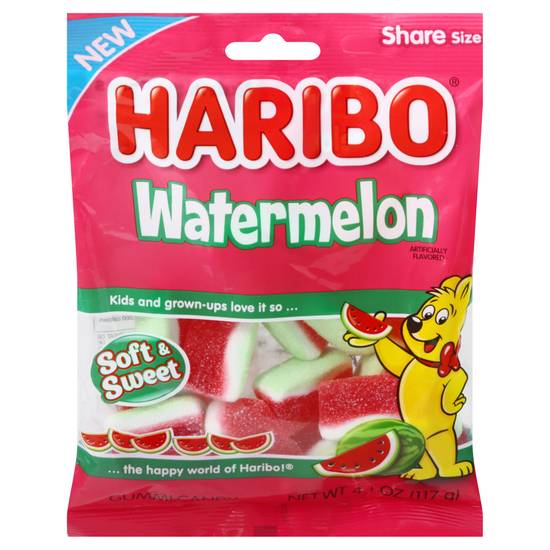 Haribo Soft & Sweet Watermelon Gummi Candy