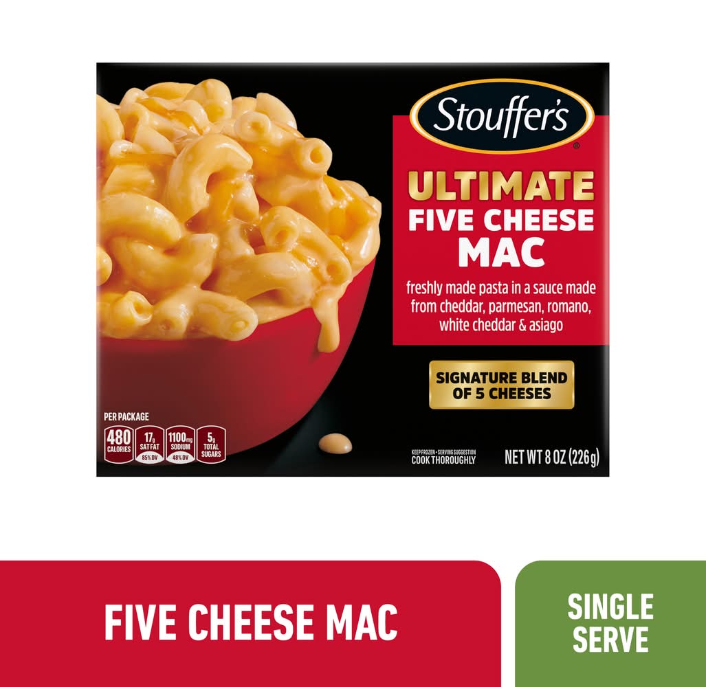 Stouffer's Pasta Frozen Meal, Five Cheese (8 oz)