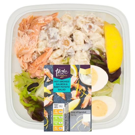 Sainsbury's Hot Smoked Salmon & Baby Potato Salad, Taste the Difference