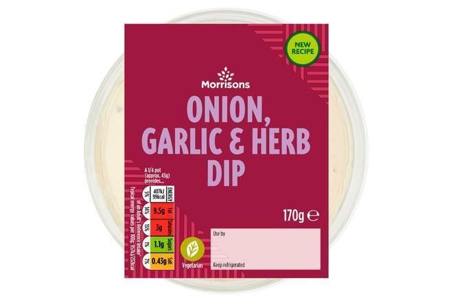 Morrisons Onion, Garlic & Herb Dip 170g