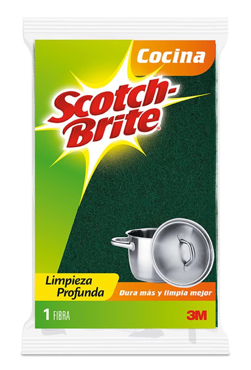 Scotch-Brite · Fibra limpieza pesada, 9.2x15.5x7 cm