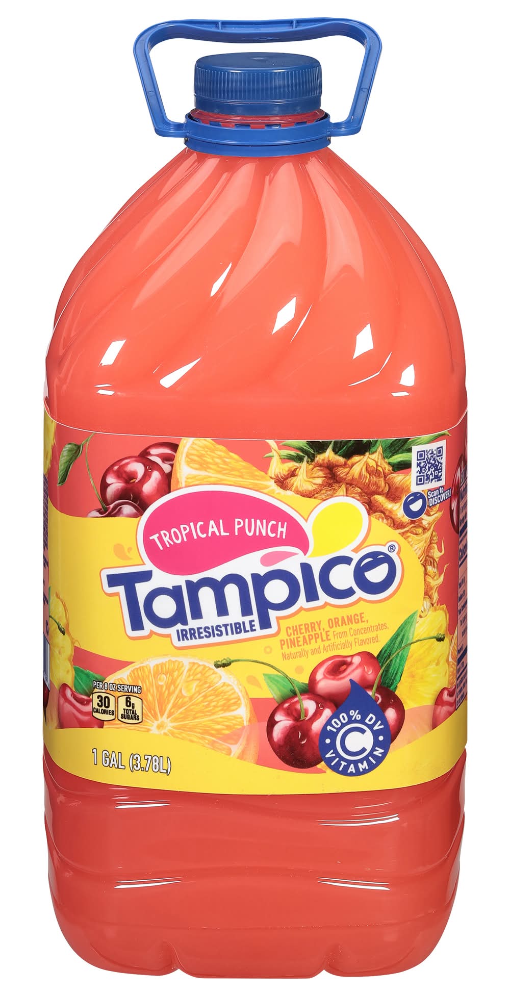 Tampico Irresistible Fruit Juice Drink, Tropical Punch (1 gal)