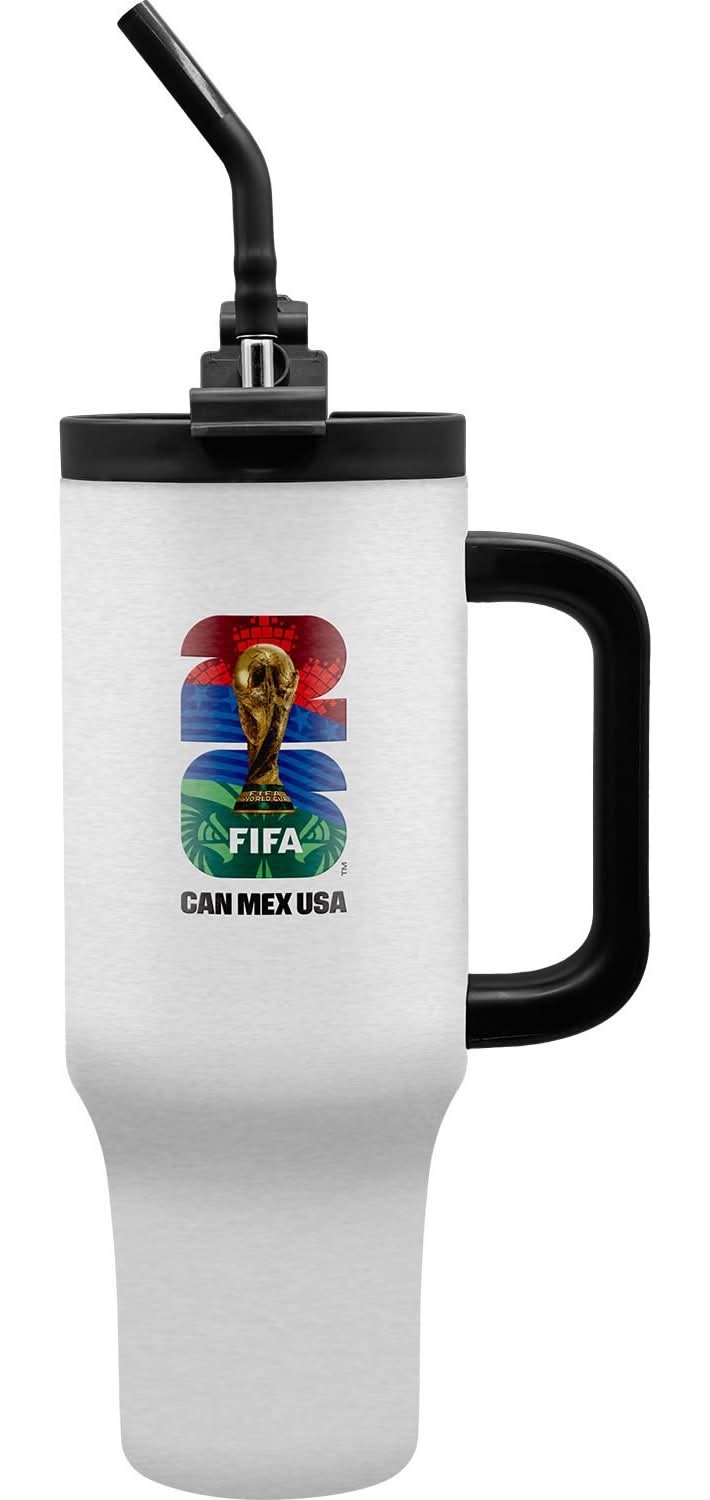 In Motion Design Fifa World Cup 2026 Stainless Steel Tumbler 40 oz, White