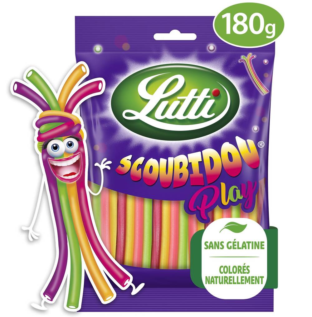 Lutti - Bonbons scoubidou (180g)