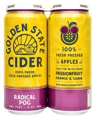 Golden State Cider Radical Pog  In Cans - 4-16 Fz
